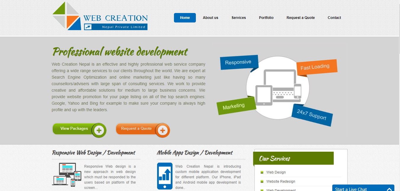 Web Creation Nepal